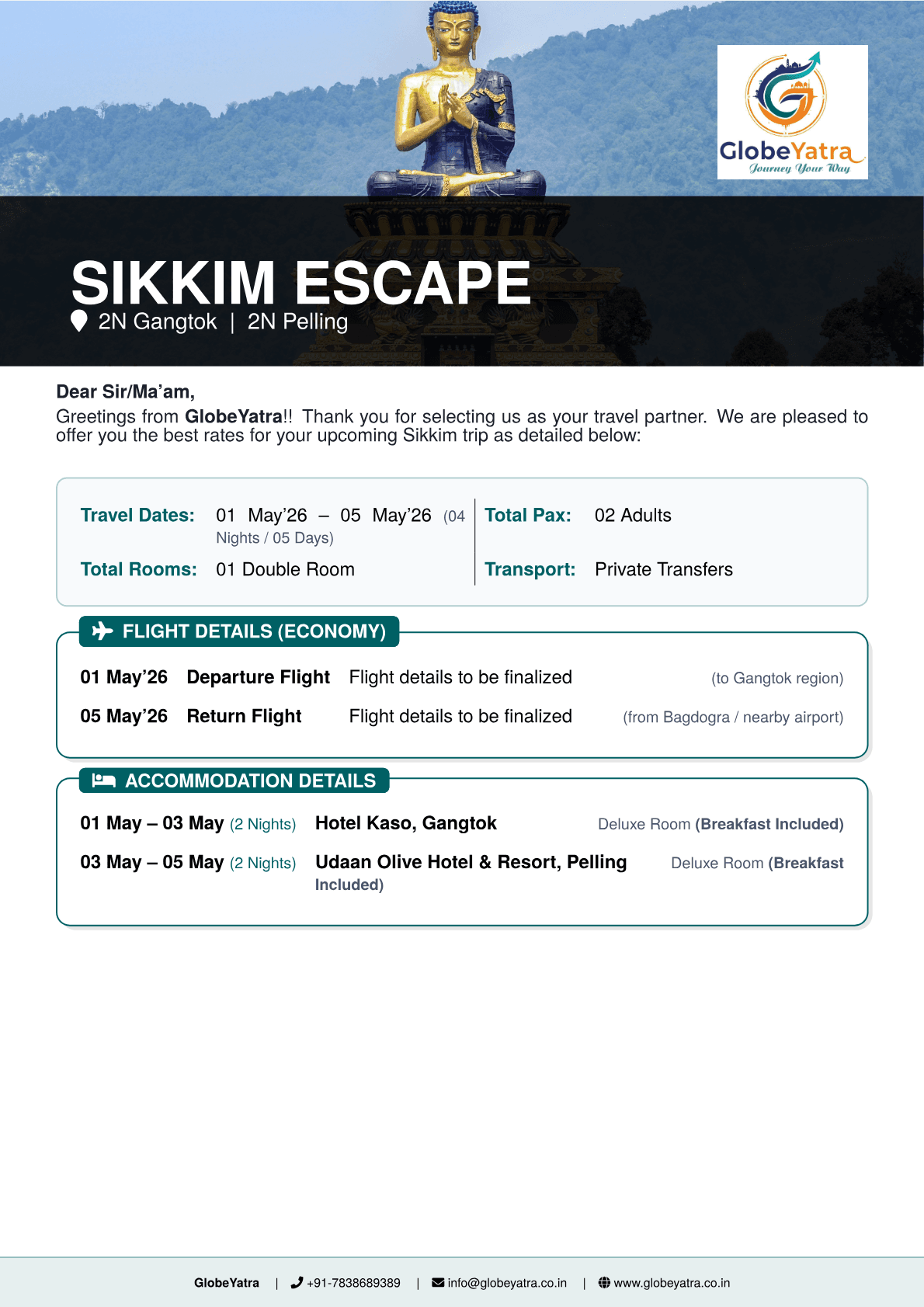 Sikkim Escape preview